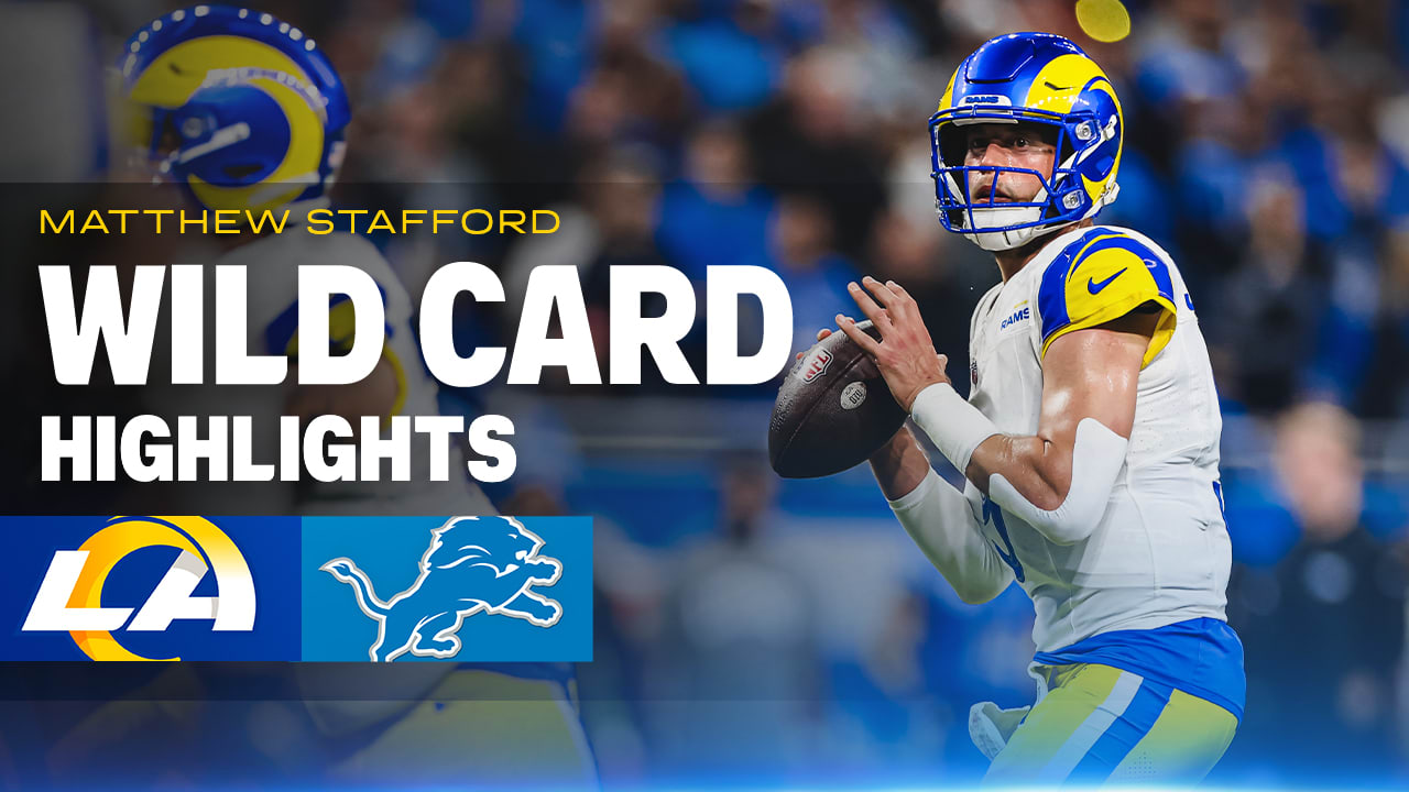 Matthew Stafford's best throws from 377yard game vs. Lions in Wild