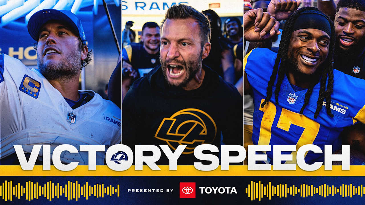 MVP chants, postgame speeches & more | Los Angeles Rams victory speech ...