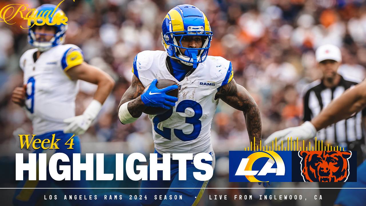 Rams top plays against Chicago Bears in Week 4 Kyren Williams' touchdown, Braden Fiske's first