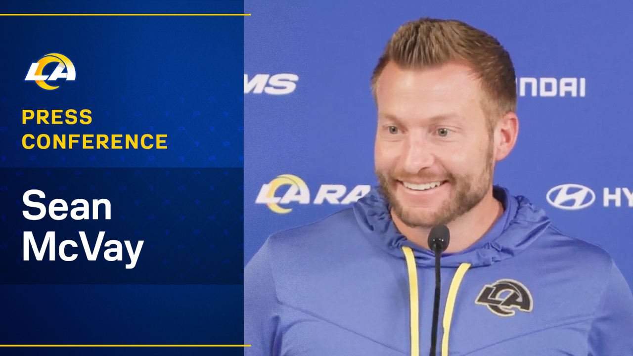 Rams Head Coach Sean McVay Talks Final Injury Updates Ahead Of Sunday's ...