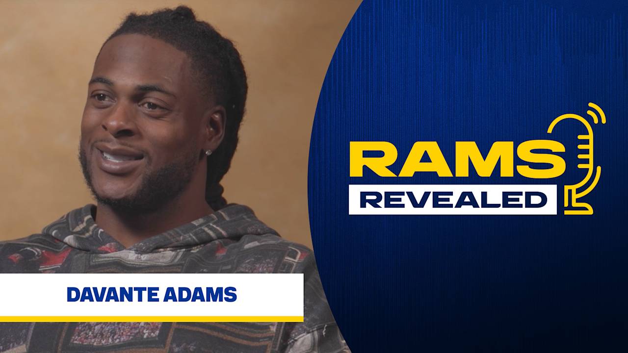Los Angele Rams wide receiver Davante Adams talks about wide receiver ...