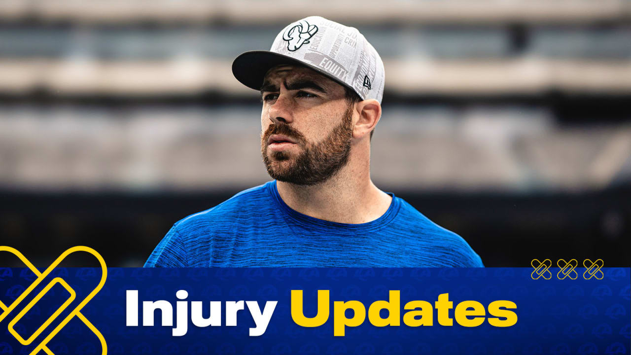 Rams head coach Sean McVay Tight end Tyler Higbee tore ACL and MCL