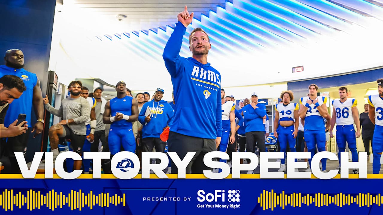 Sean McVay’s victory speech after preseason win vs. Saints “HOW ABOUT ...