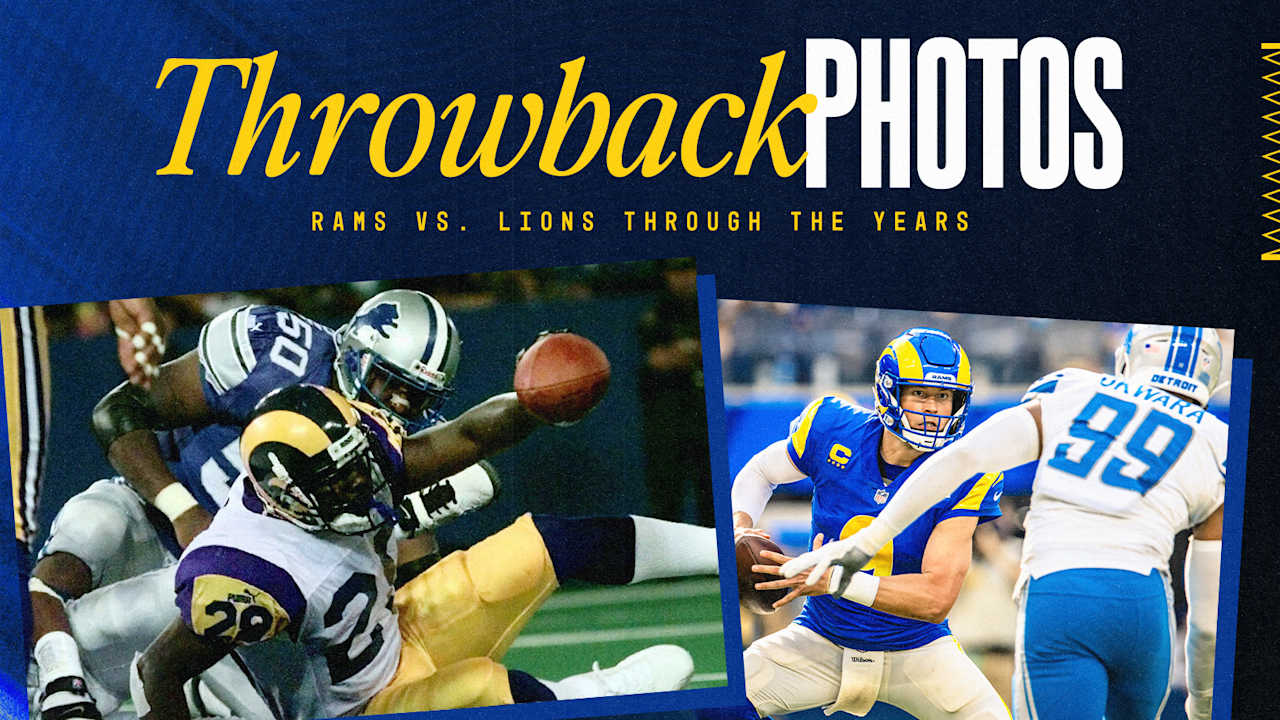 THROWBACK PHOTOS: Rams vs Lions through the years