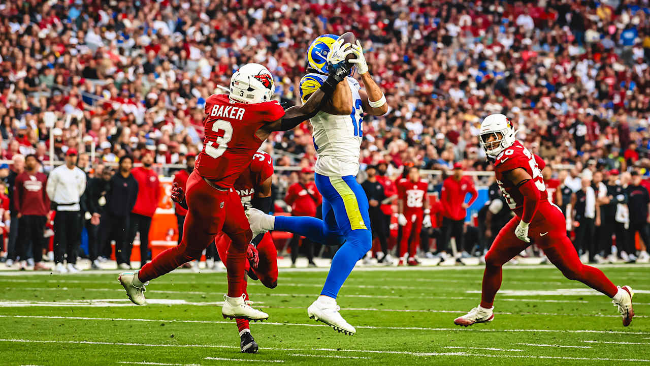 Puka Nacua 20-yard one-handed catch - Los Angeles Rams Highlights ...