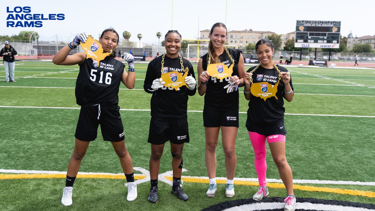 Eight athletes crowned MVPs at Rams & USA Football U.S. National Team Talent ID Camp