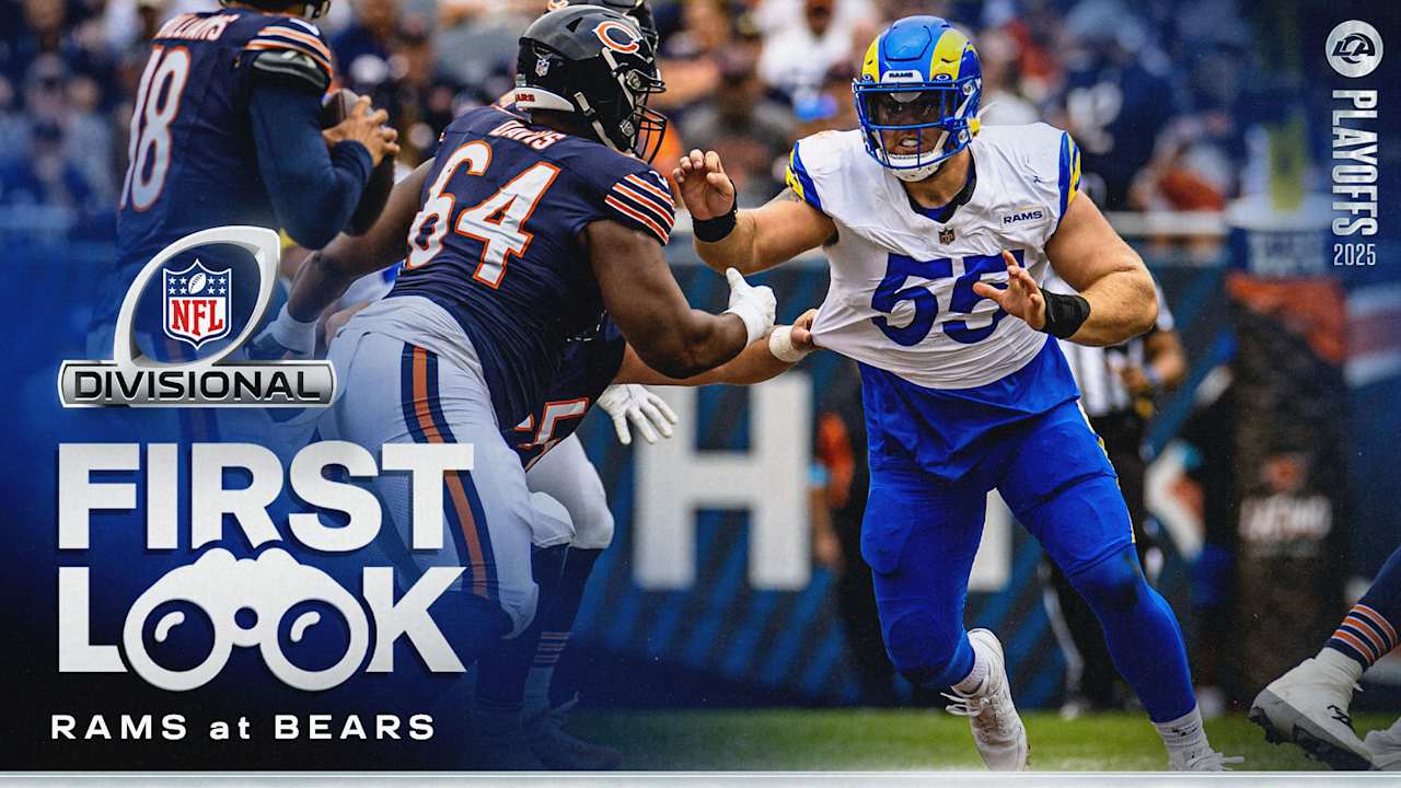 First Look: Rams gear up for divisional round matchup with Bears in Chicago