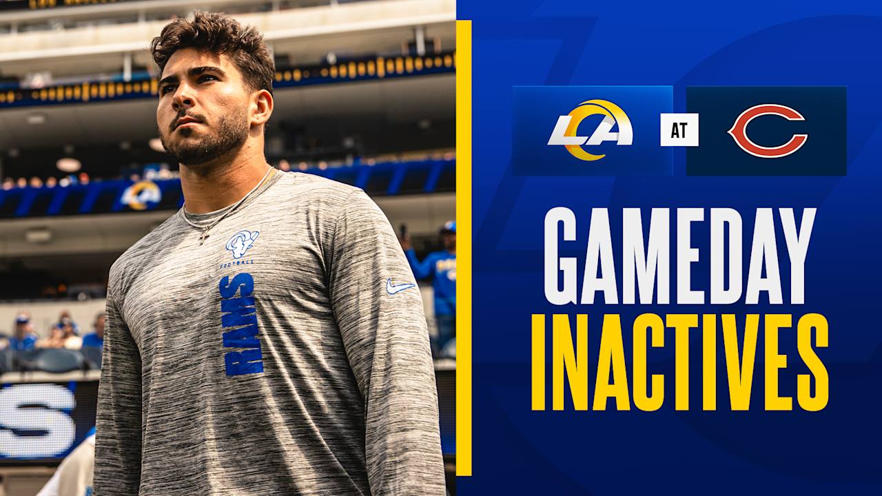 Cooper Kupp, Desjuan Johnson and Cody Schrader among Rams' inactives