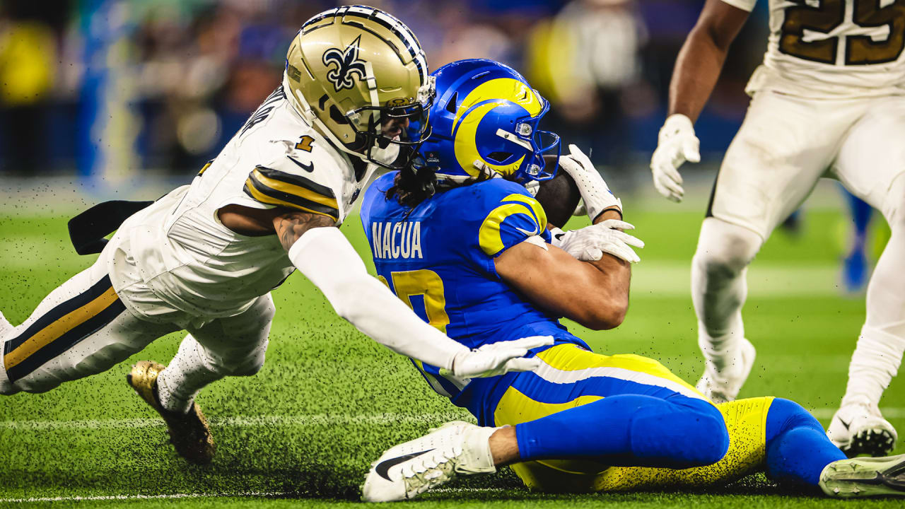 Puka Nacua sliding 41-yard catch on Thursday Night Football vs. New ...