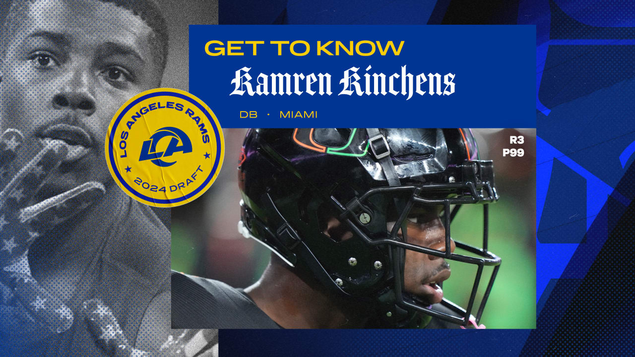 Get to know Miami DB Kamren Kinchens Pick 99