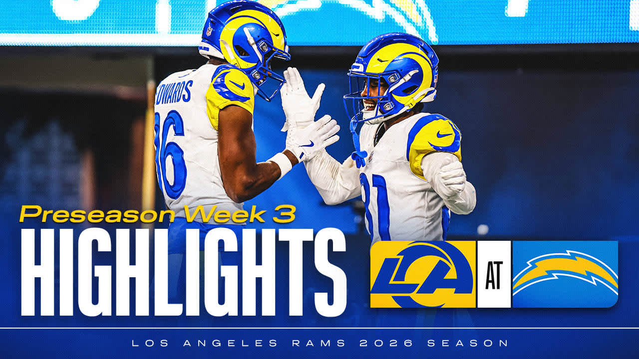 Rams best plays in preseason win over Los Angeles Chargers