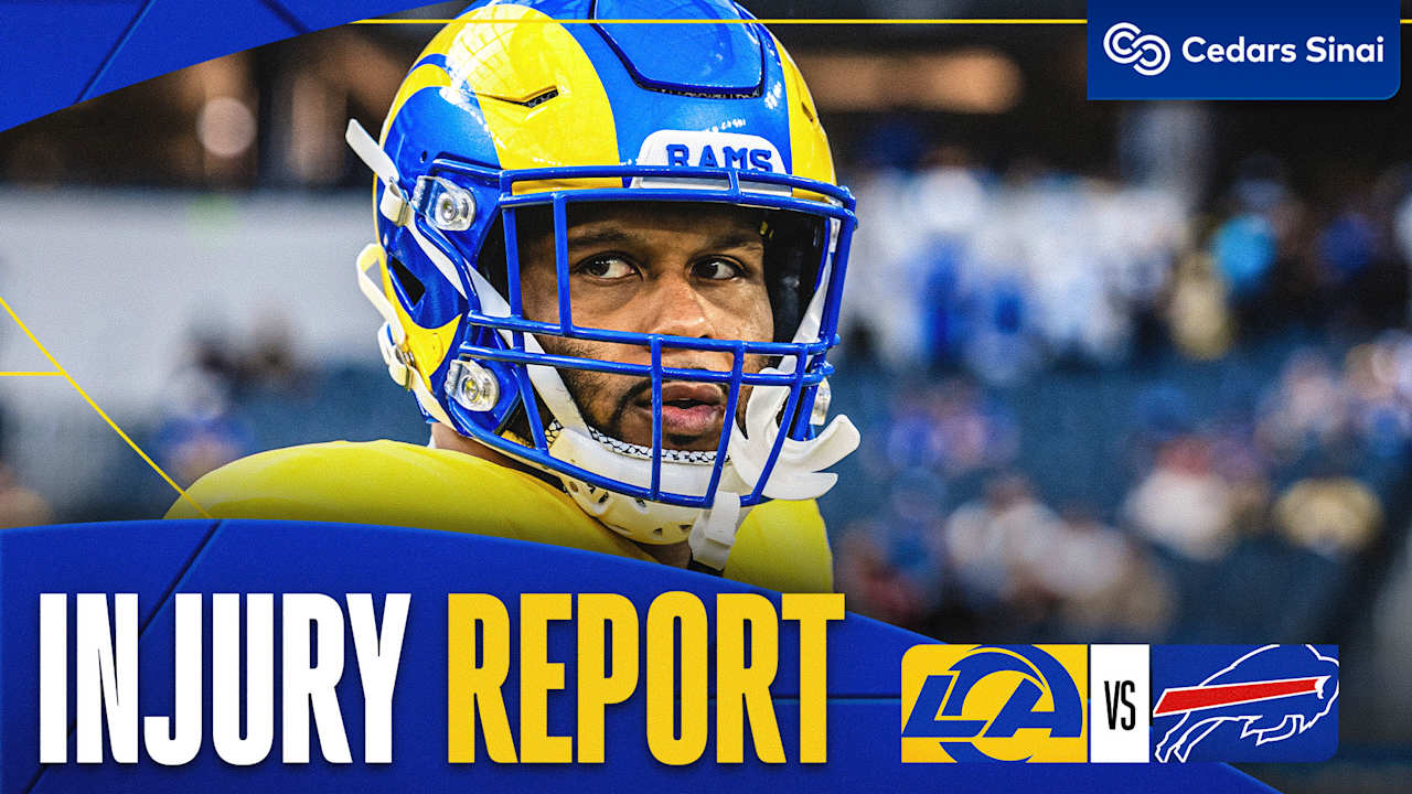 Rams Injury Report, Week 5 vs. Bills: Defensive end Aaron Donald, tight ...