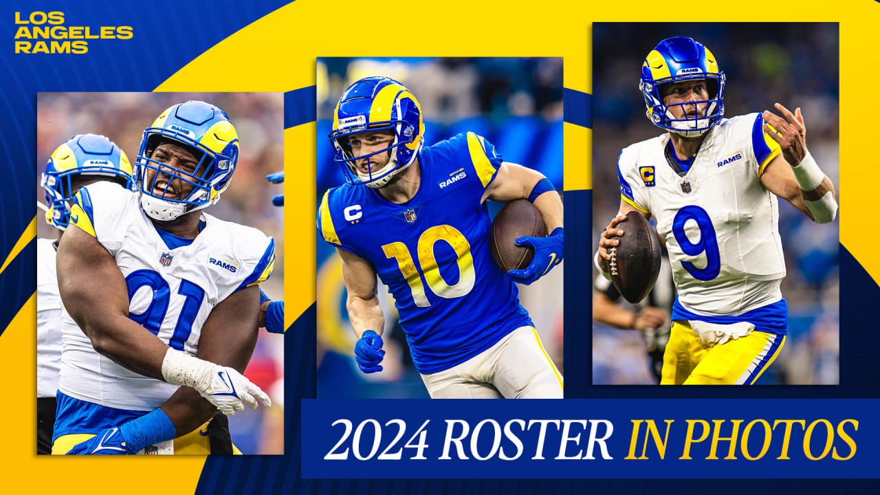 ROSTER PHOTOS: 2024 Rams 53-Man Roster