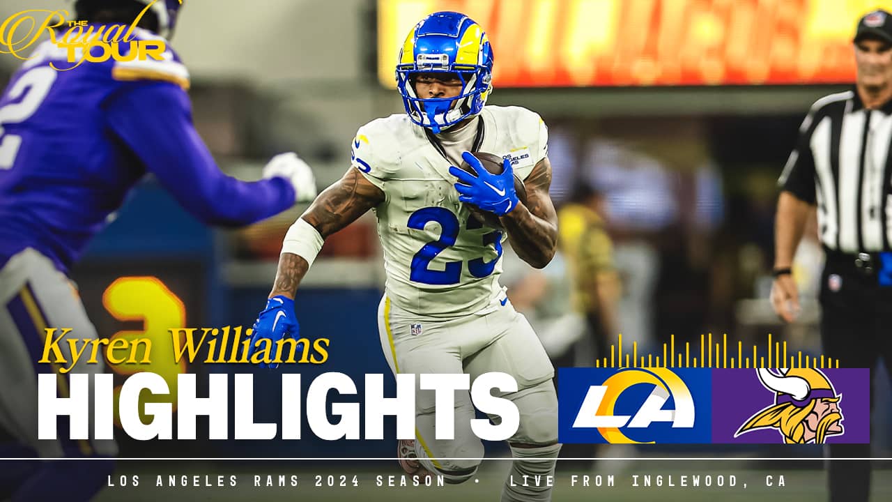 Kyren Williams' best plays from 116yard game vs. Vikings Week 8