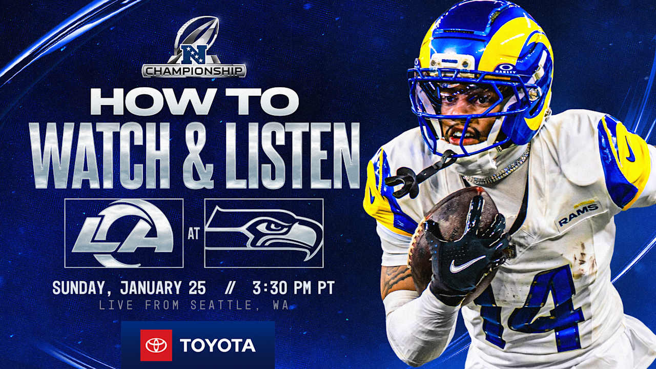 Los Angeles Rams at Seattle Seahawks: How to watch, listen to and live stream the NFC Championship Game