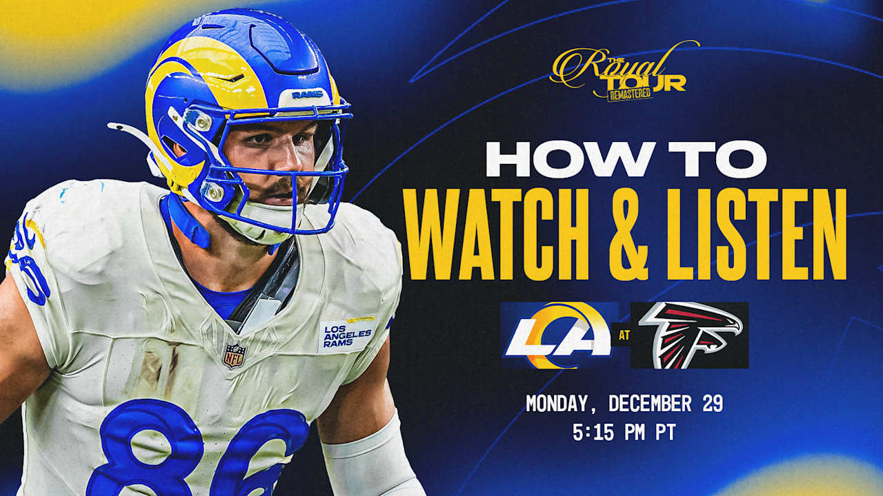 Los Angeles Rams at Atlanta Falcons: How to watch, listen to and live stream Monday Night Football in Week 17 - Rams