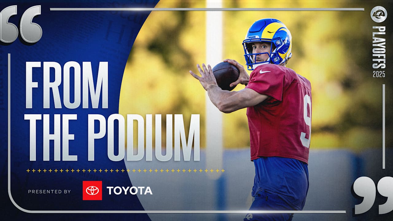 From the Podium: Sean McVay, Matthew Stafford and Davante Adams on preparing for NFC Championship Game in Seattle