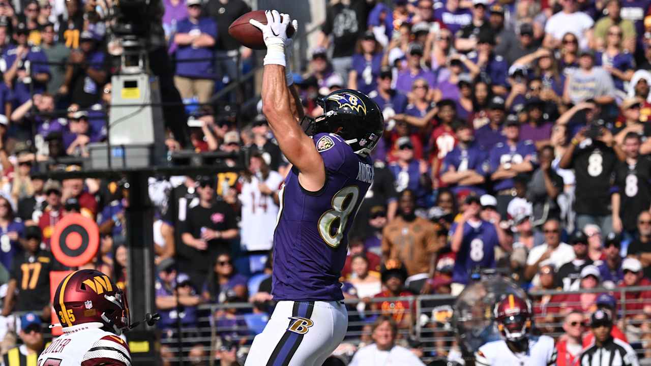 Mark Andrews Scores His First Touchdown of 2024 Season Ravens vs