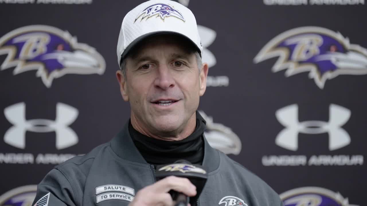 John Harbaugh on Facing His Brother | Ravens Press Conference