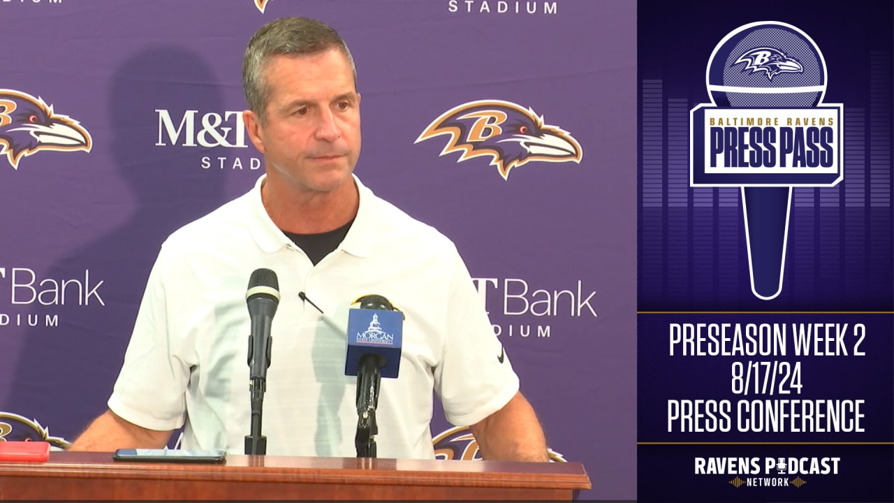 Ravens vs. Falcons Preseason Week 2 Postgame Press Conferences