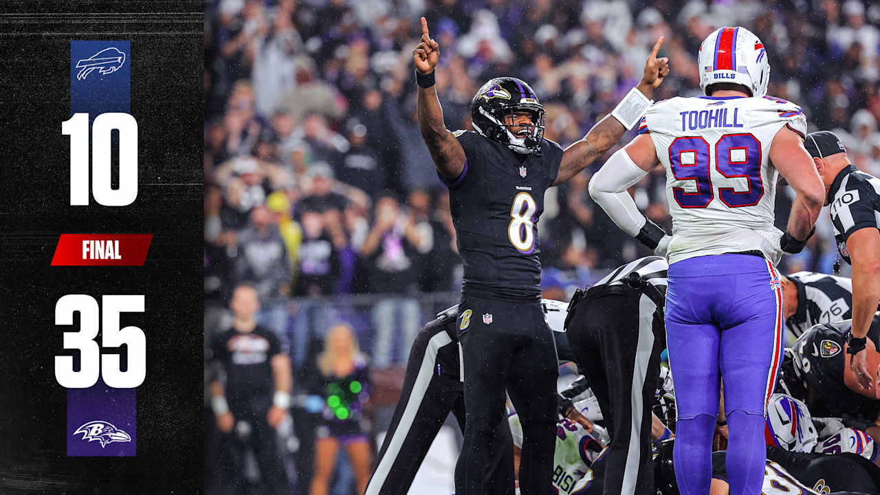 Ravens dominate Bills on “Sunday Night Football”