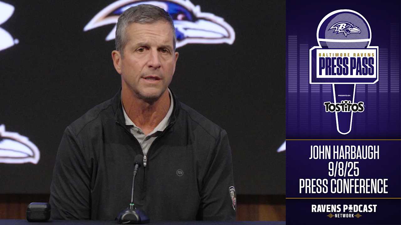 John Harbaugh: Ravens Press Conference 9/8/25
