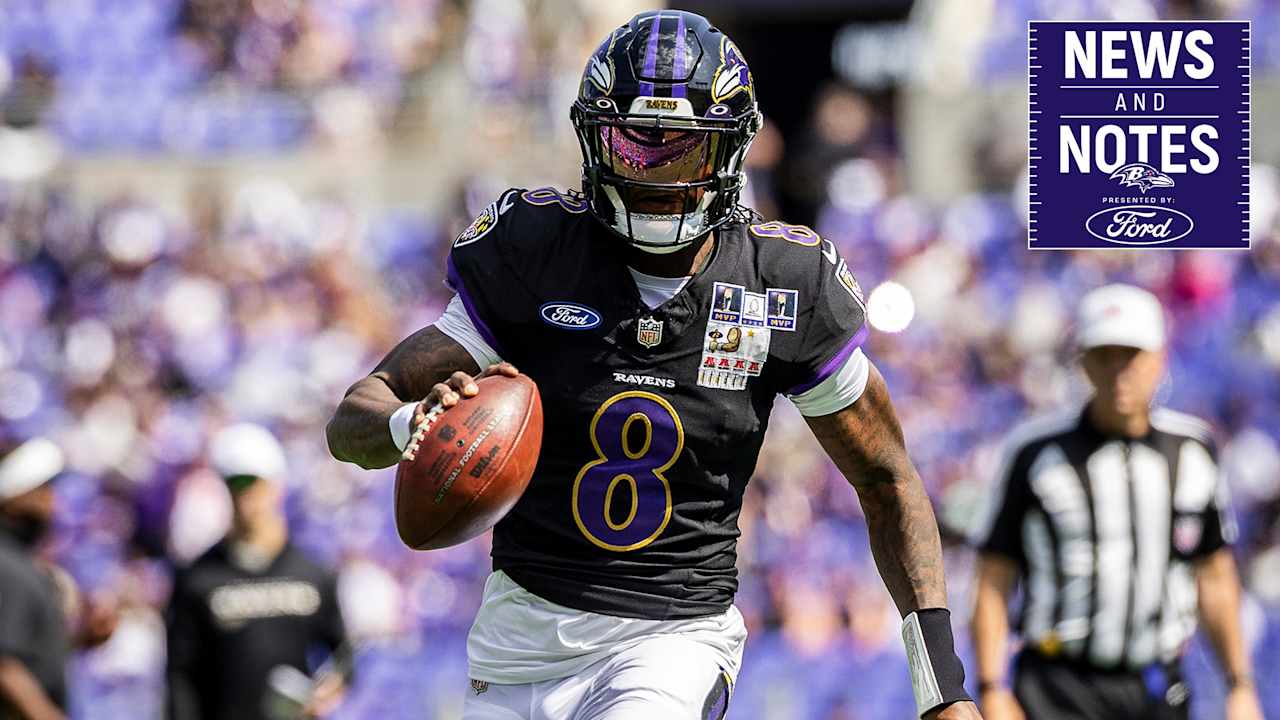 News & Notes: 'Prayers Answered' With X-Rays on Lamar Jackson's Foot – Baltimore Ravens