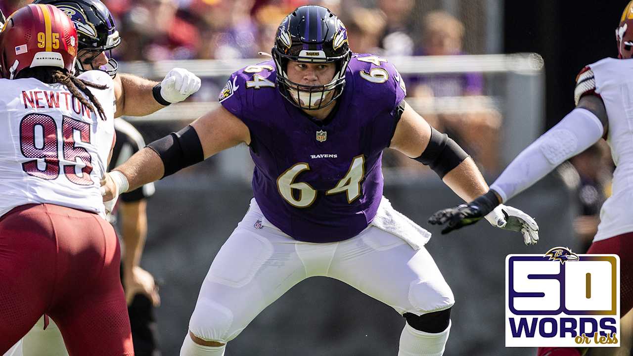 Tyler Linderbaum Is the Glue to Ravens’ Gelling Offensive Line 50