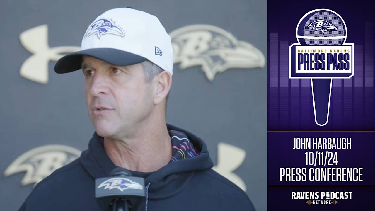 Harbaugh: Ravens Press Conference 10/11/24