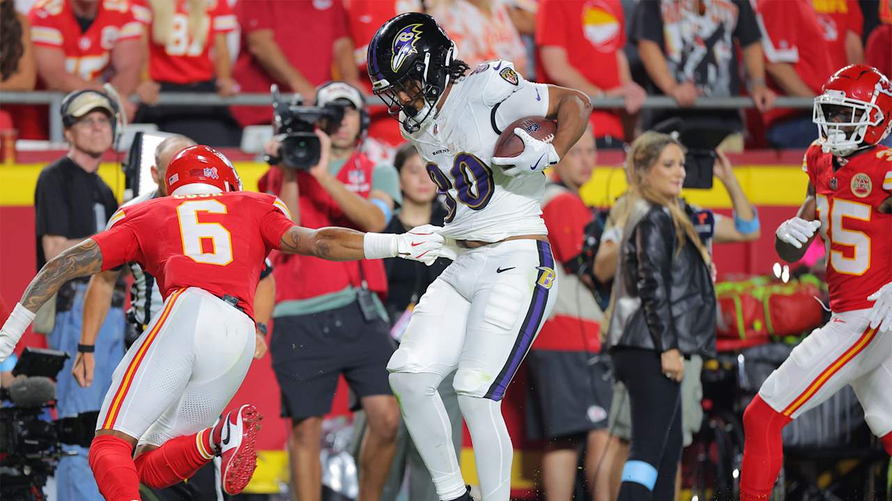 Isaiah probably imitates Lamar Jackson with Bake-Check Touchdown Juke