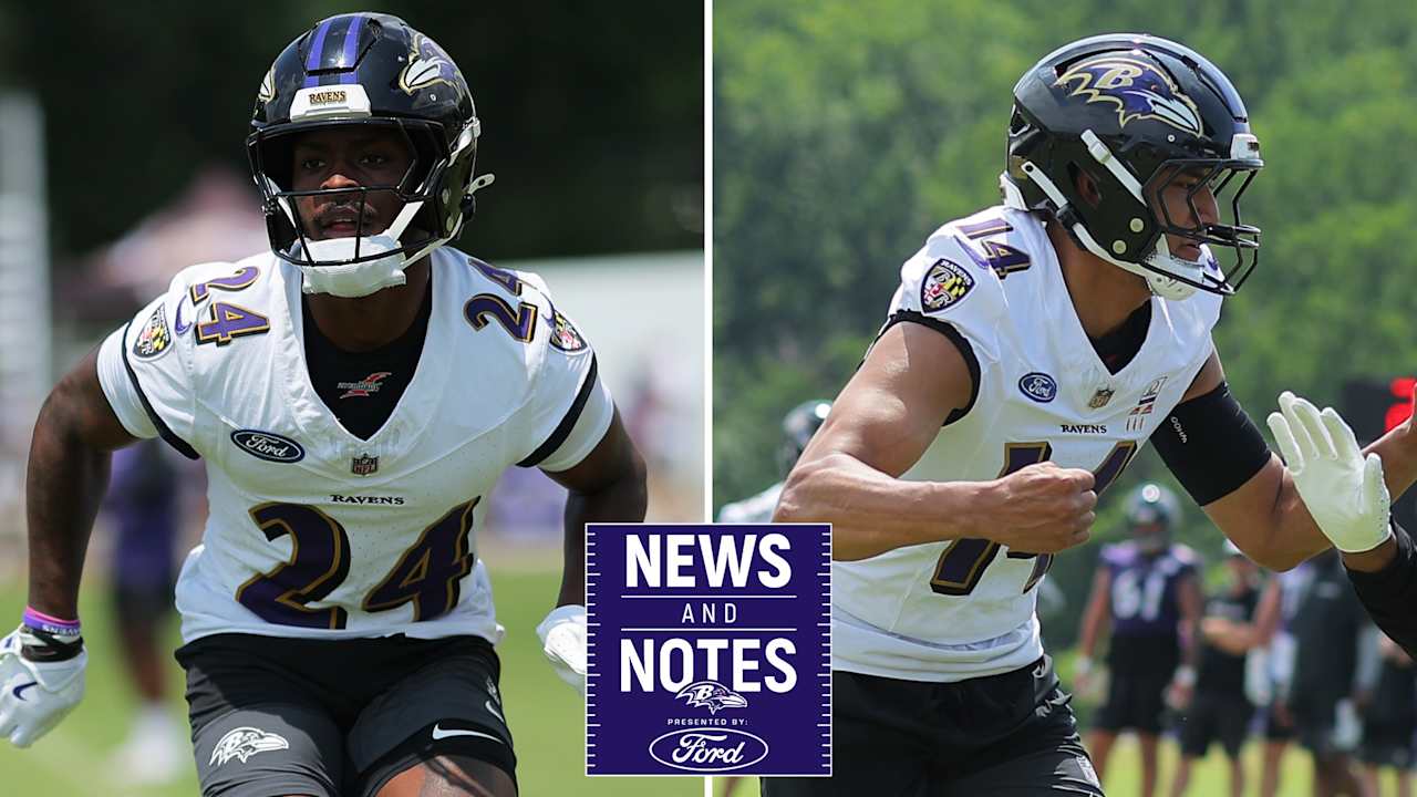 Kyle Hamilton Says Malaki Starks is ‘Miles Ahead’ of Where He Was as a Rookie| News & Notes