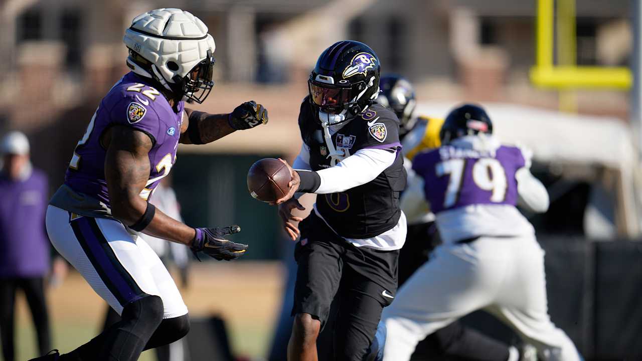 Photos: Ravens Prep for Steelers Rivalry Game