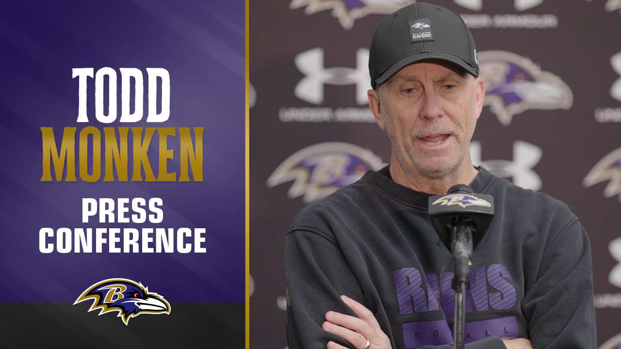 Todd Monken: We're Lucky to Have Derrick Henry | Ravens Press Conference