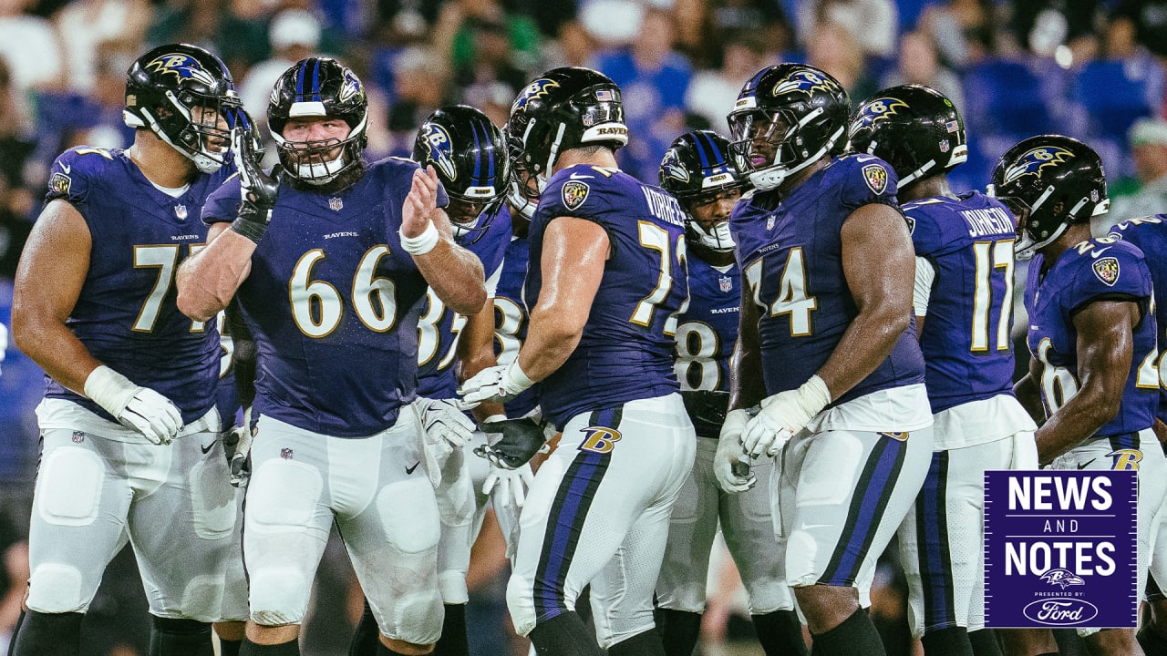 John Harbaugh won’t announce his starting offensive line until Week 1