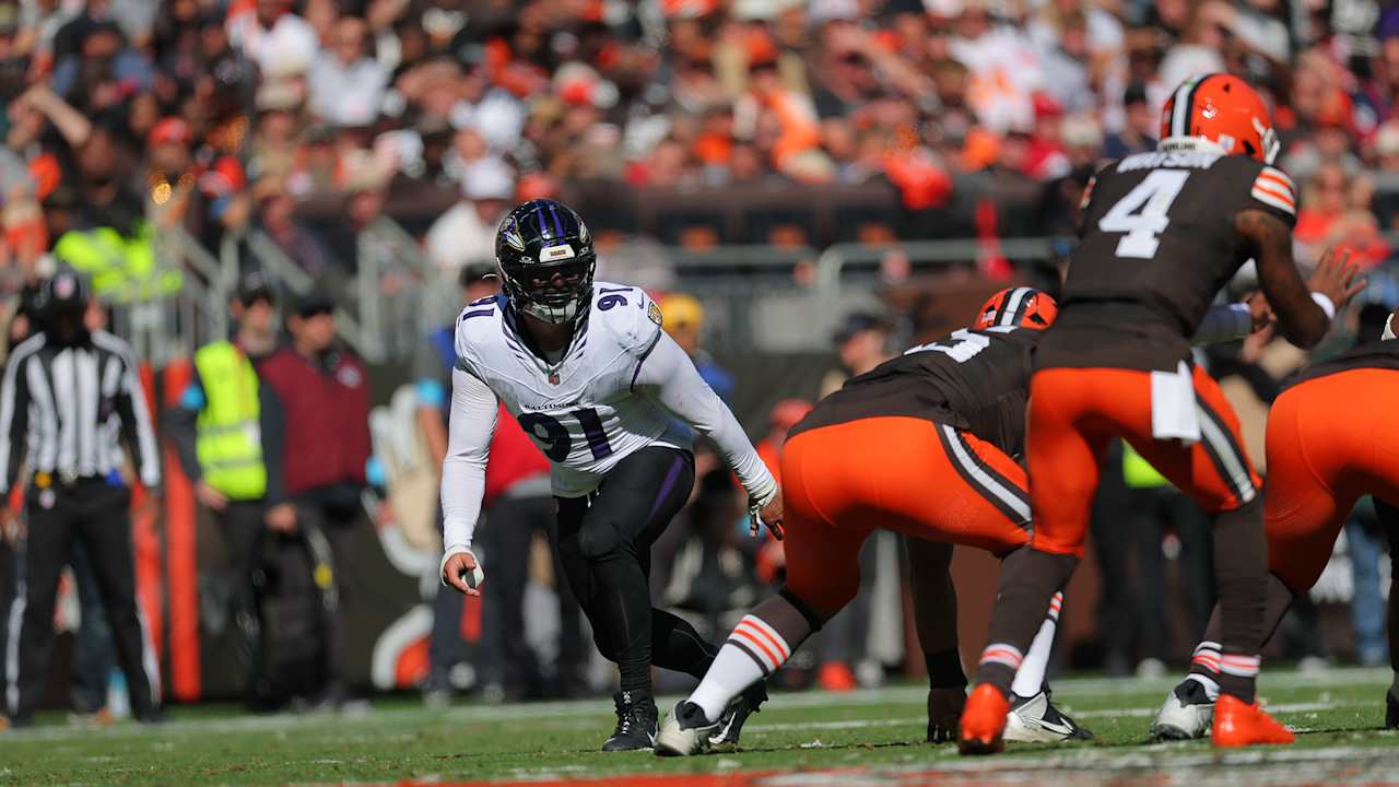 Trey Hendrickson Gets Third Down Sack | Ravens Week 6 Highlights
