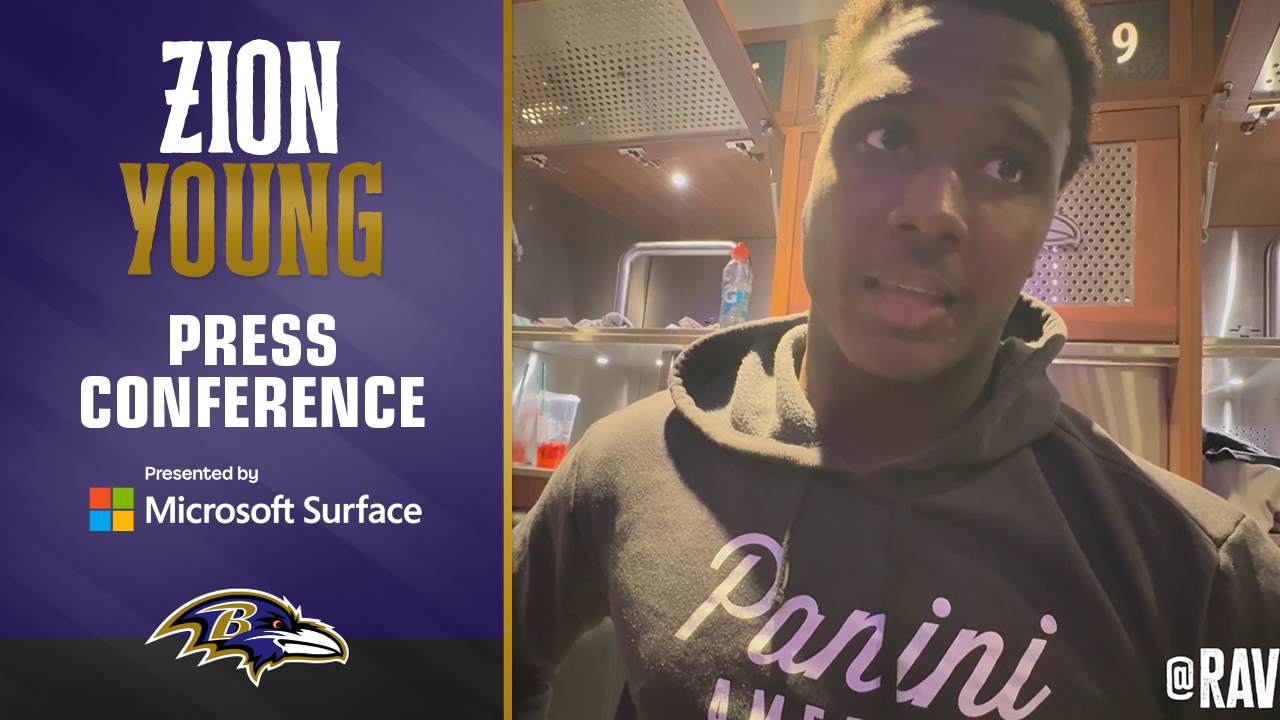 Zion Young Looking Forward to More Opportunities | Ravens Press Conferences