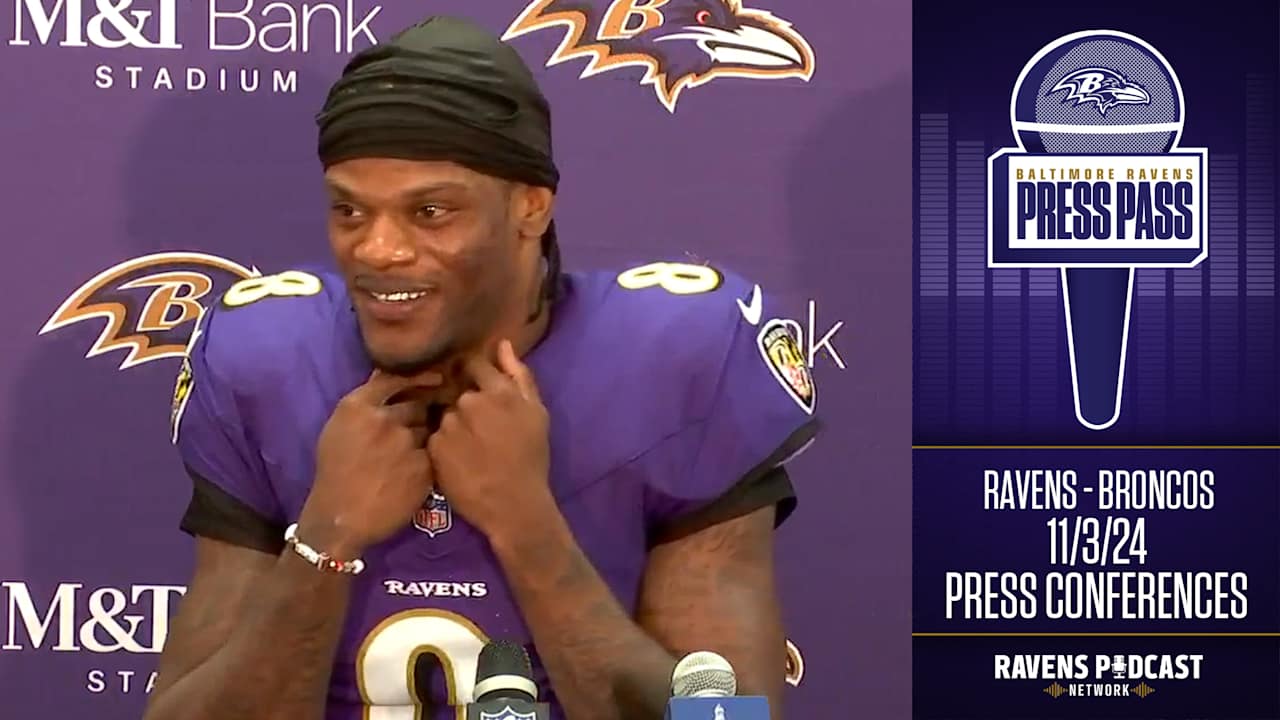 Ravens vs. Broncos Week 9 Postgame Press Conferences