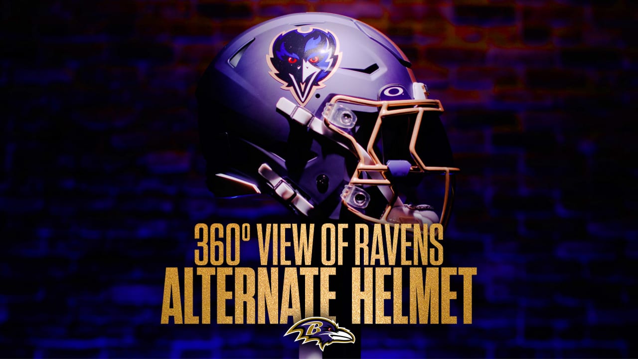 360-Degree View of Ravens New Alternate Helmet