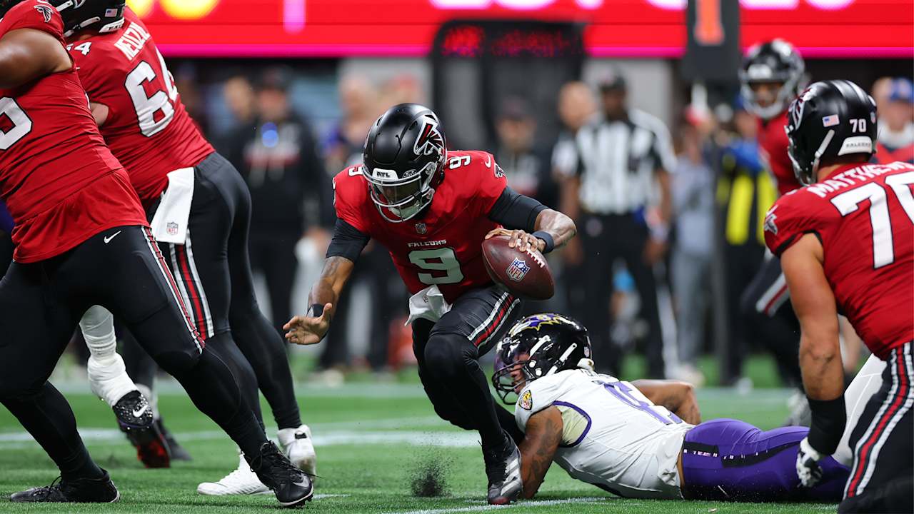 Mike Green Trips Up Michael Penix Jr. | Ravens Week 5 Highlights