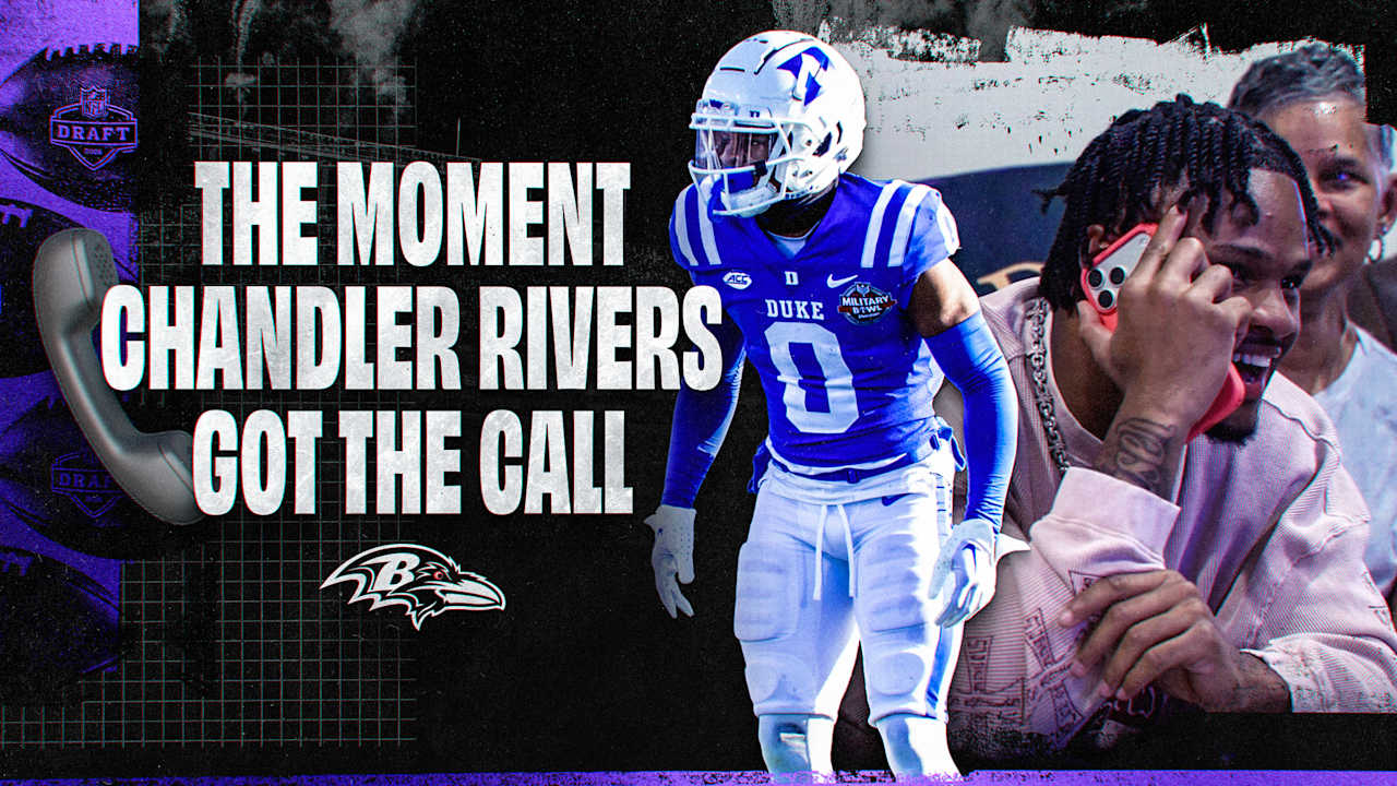 Go Inside Chandler Rivers' Draft Call With the Ravens