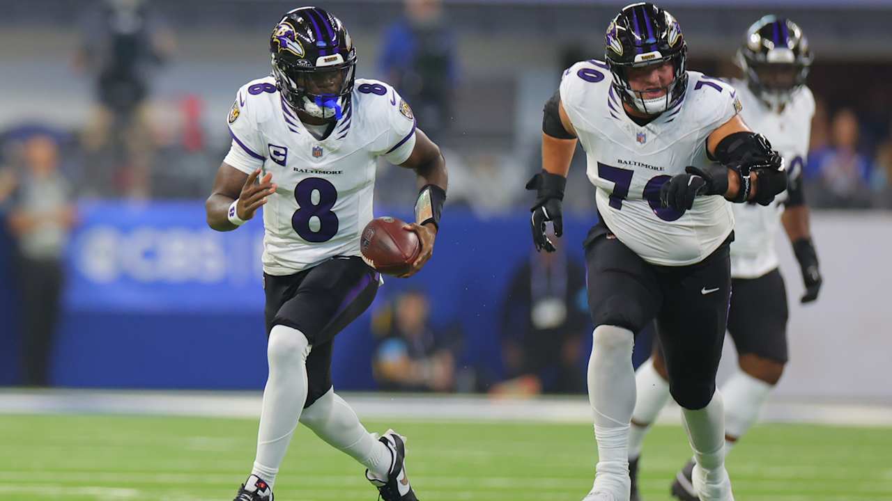 Lamar Jackson Scores First Touchdown of Ravens' Regular Season | Ravens ...