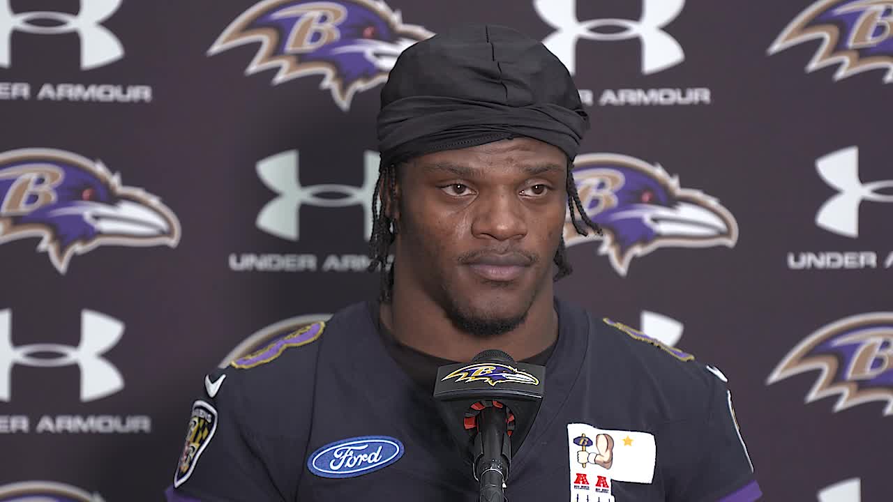 Lamar Jackson on Adjusting Without Mark Andrews