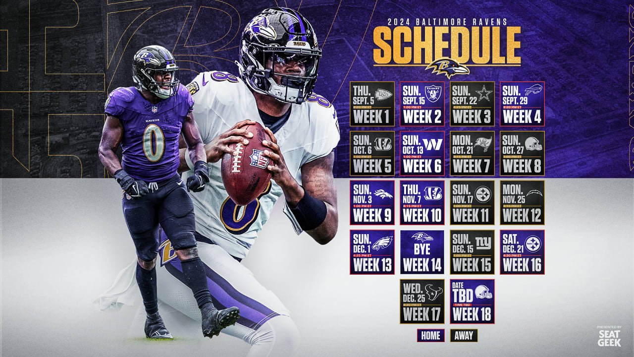 Takeaways from the Baltimore Ravens’ 2024 schedule release