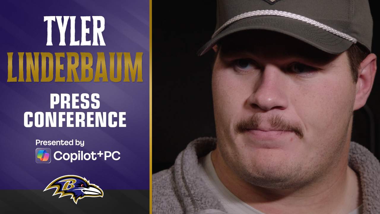 Tyler Linderbaum: Glad We Got the Win | Ravens Press Conference