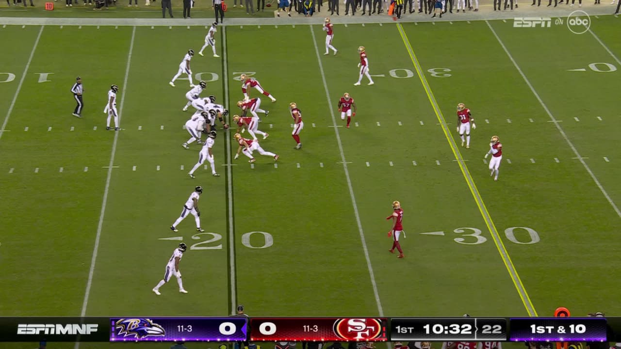 Video: Lamar Jackson Tripped By Referee For Safety | Ravens Vs. 49ers ...