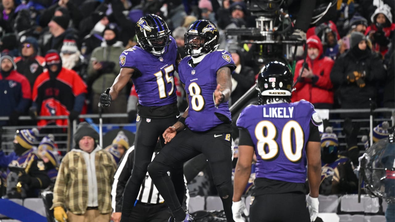 Top Plays: Lamar Jackson's Playoff Breakout Vs. Texans | Ravens-Texans ...