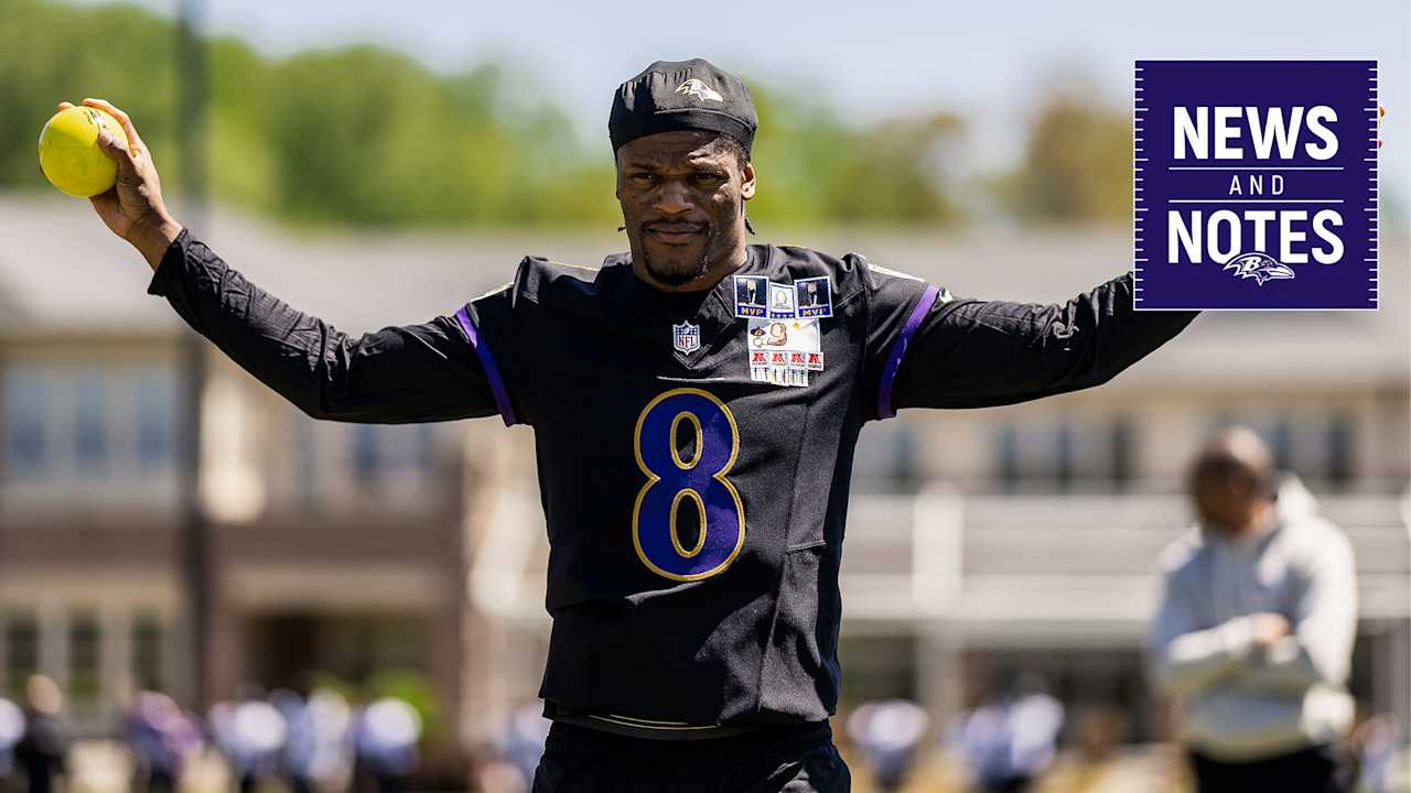 News & Notes: Lamar Jackson Expected Back Soon at OTAs
