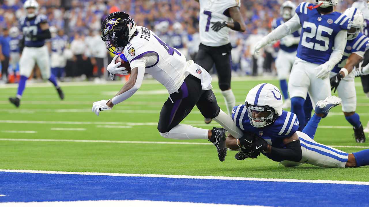 Big Play Zay! Zay Flowers Races for 54-Yard Touchdown | Ravens Week 1 ...
