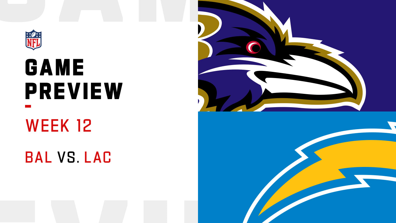 Ravens vs. Chargers Preview Week 12 NFL Network