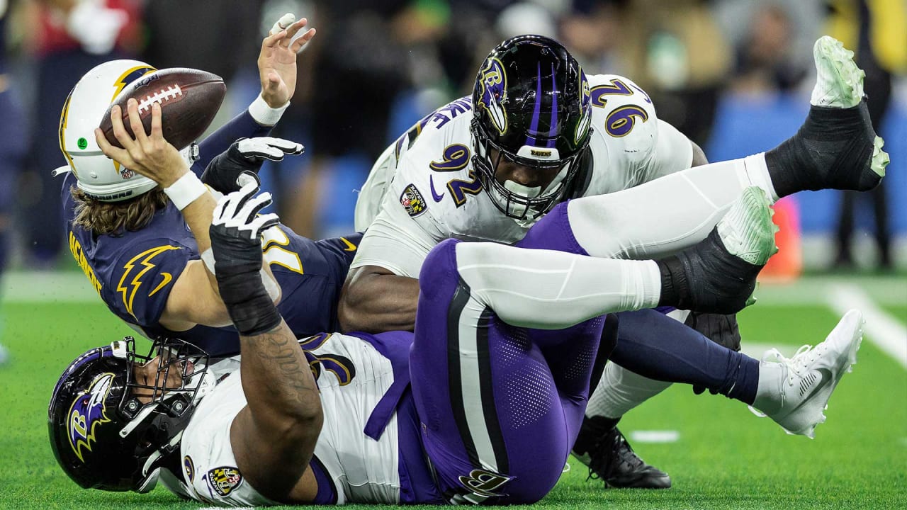 Every Ravens Sack of the 2023 Regular Season Highlights